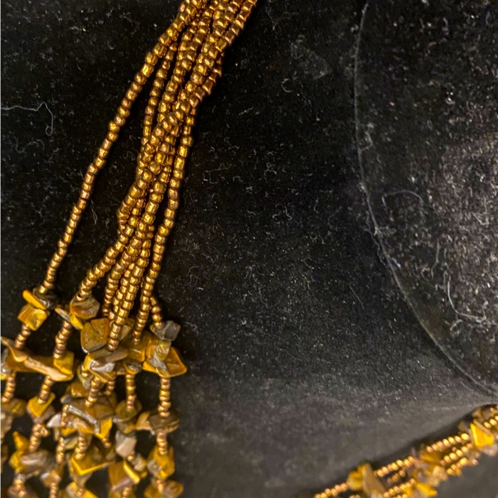 Beautiful layered beaded necklace